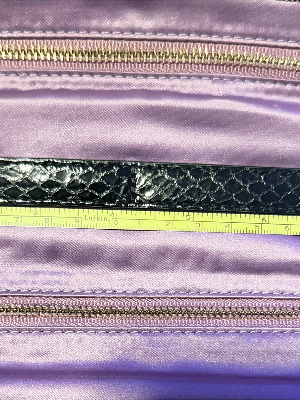 Henri Bendel Disturbed Stripe Travel Jewelry Roll / Wrap - Picture 9 of 14
